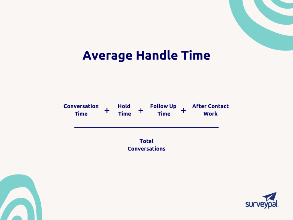 how to calculate the average handle time