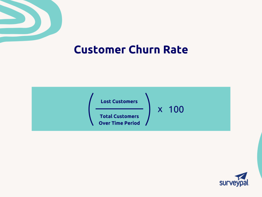 customer churn rate formula