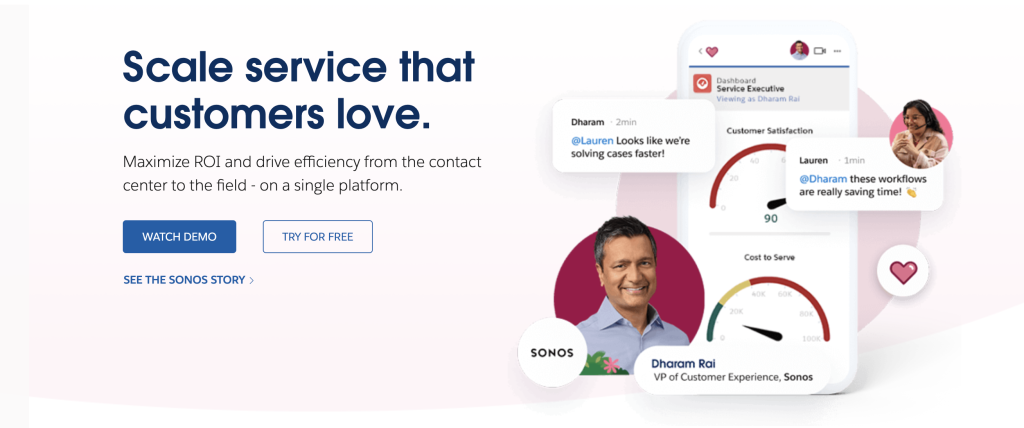 Salesforce Service Cloud best customer service software platforms